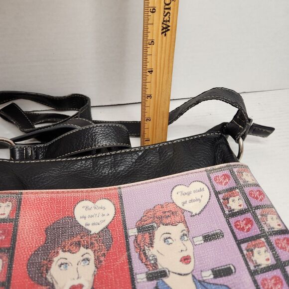 I Love Lucy Ricardo Matching Crossbody Bag Purse Handbag/Wallet + Keychain READ - Picture 7 of 16